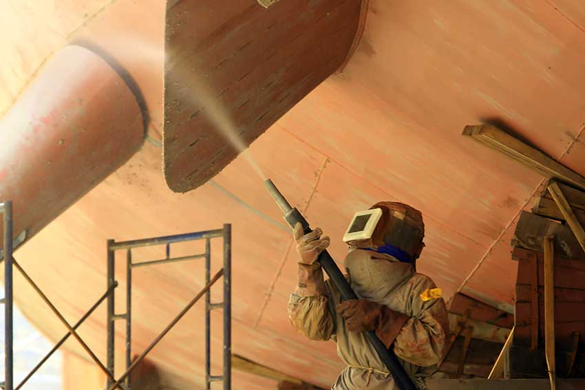 Piaskowanie elewacji